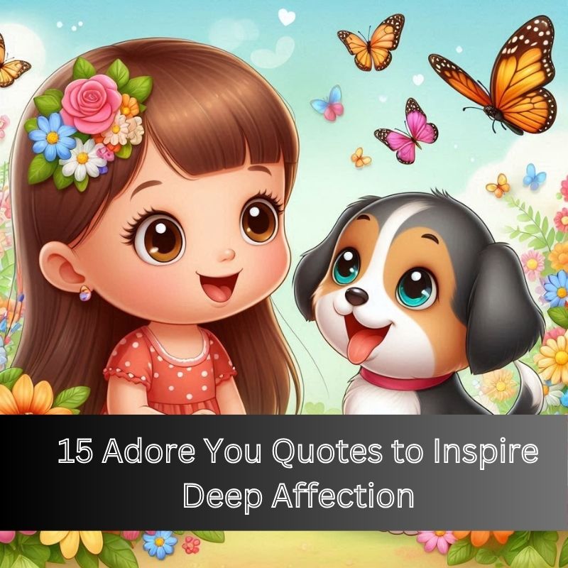 15 Adore You Quotes to Inspire Deep Affection