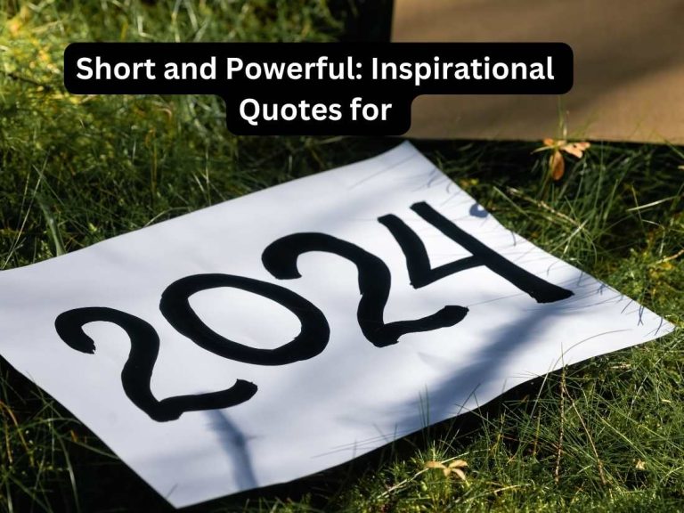 2024 quotes inspirational short