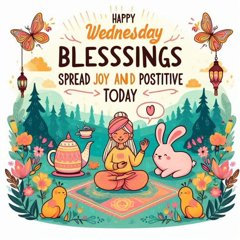 Happy Wednesday Blessings: Spread Joy and Positivity Today