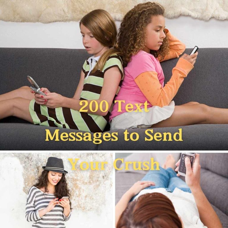 200 Text Messages to Send Your Crush