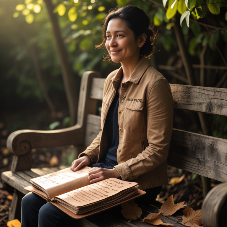 A women is sitting and laughing