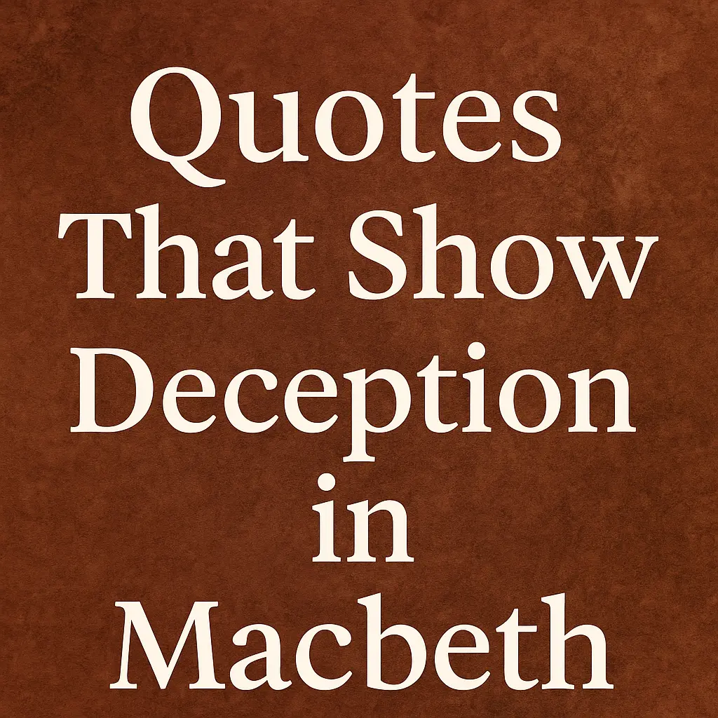 a text base image Deception in Macbeth