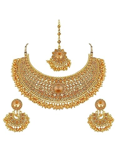 Dark Gold Indian Jewelry Set