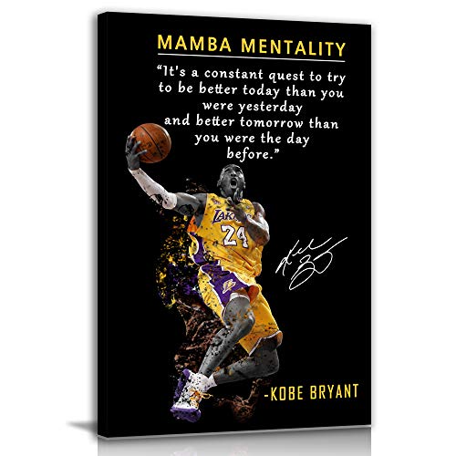Kobe Bryant Mamba Mentality Poster